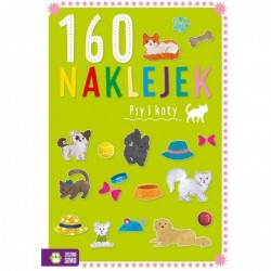 160 naklejek. Psy i koty