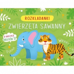 Zwierzęta sawanny. Rozkładanki