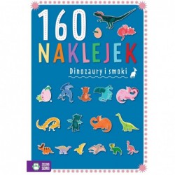 160 naklejek. Dinozaury i...