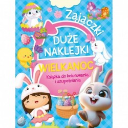 Duże naklejki. Książka do...