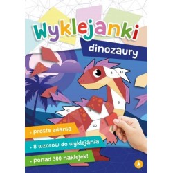 Wyklejanki. Dinozaury