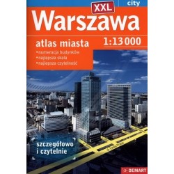 Warszawa XXL Atlas miasta w...