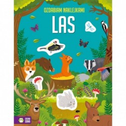 Ozdabiam naklejkami. Las