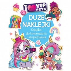 Duże naklejki. Książka do...