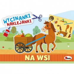 Na wsi. Wycinanki naklejanki