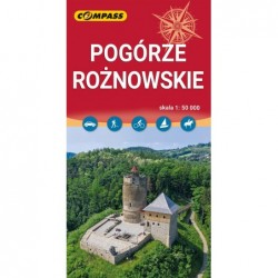 Pogórze Rożnowskie. Mapa...