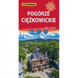 Pogórze Ciężkowickie. Mapa...