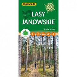 Lasy Janowskie. Mapa...