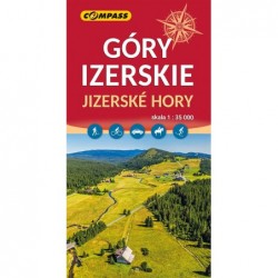 Góry Izerskie. Mapa...