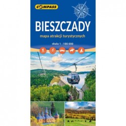 Bieszczady. Mapa atrakcji...