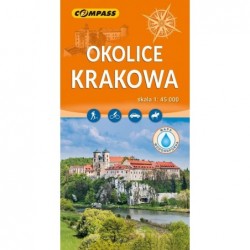 Okolice Krakowa. Mapa...