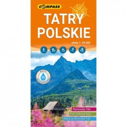 Tatry Polskie. Mapa...