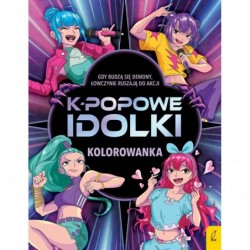 K-popowe idolki. Kolorowanka