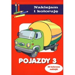 Pojazdy 3. Naklejam i koloruję