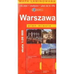 Warszawa. Plan miasta....