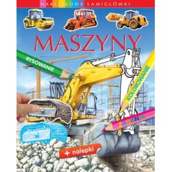 Maszyny. Naklejkowe łamigłówki