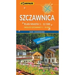 Szczawnica. Mapa...