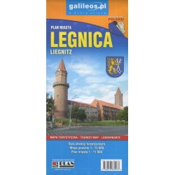 Legnica. Plan miasta w...