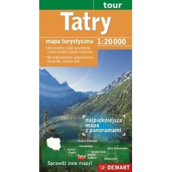 Tatry. Mapa turystyczna w...