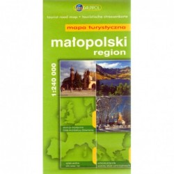 Region Małopolski. Mapa...
