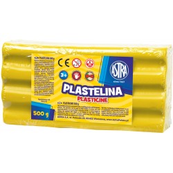 Plastelina Astra 500g żółta
