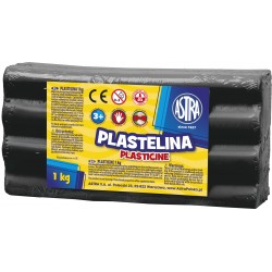 Plastelina Astra 1 kg czarna