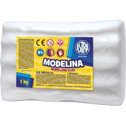 Modelina Astra 1 kg biała