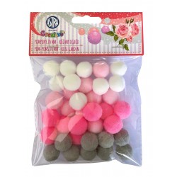 Pompony 20 mm - Różany ogród